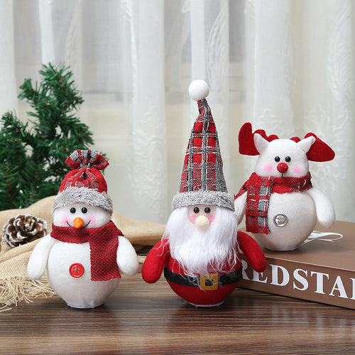 LED Santa Claus Snowman Bear Ornaments | Christmas Decorations