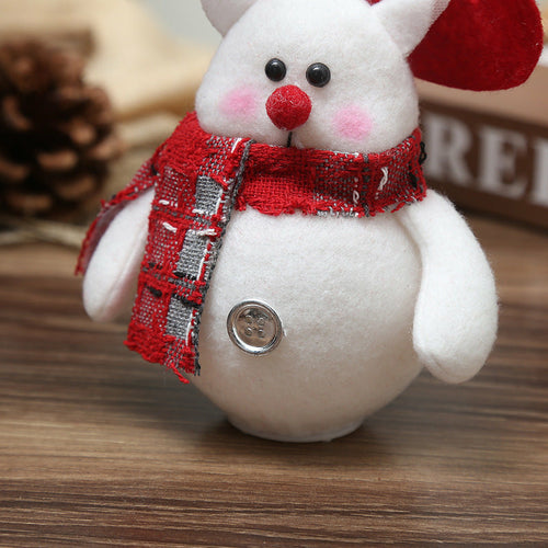 LED Santa Claus Snowman Bear Ornaments | Christmas Decorations