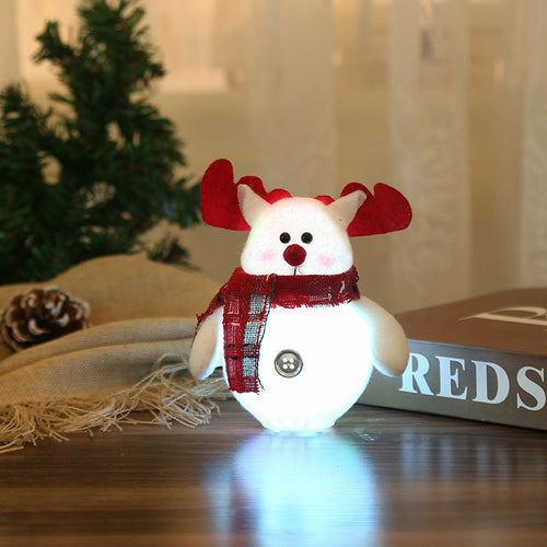 LED Santa Claus Snowman Bear Ornaments | Christmas Decorations